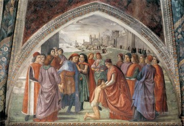 Renuncia a los bienes mundanos Florencia renacentista Domenico Ghirlandaio Pinturas al óleo